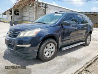 2017 Chevrolet Traverse LS with VIN 1GNKRFKD7HJ213591, listed as a Copart auction lot 58161665 with 54,408 mi miles and Salvage title. Bid and sale history available at DreamBid. Image 1.