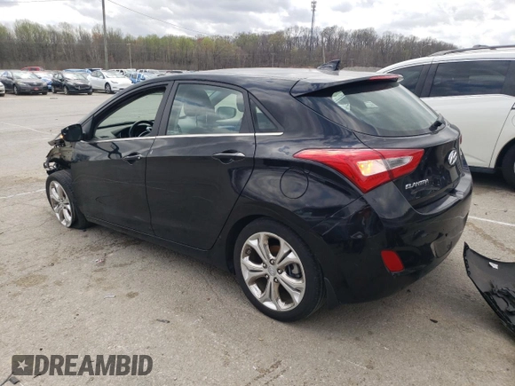 2014 Hyundai Elantra GT with VIN KMHD35LH2EU197594, listed as a Copart auction lot 51526895 with 50,853 mi miles and Salvage Title. Bid and sale history available at carsss.com. Image 2.