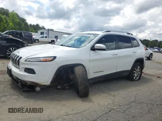 2014 Jeep Cherokee Limited with VIN 1C4PJLDS8EW113742, listed as a Copart auction lot 56478215 with 159,944 mi miles and Salvage title. Bid and sale history available at DreamBid. Image 1.