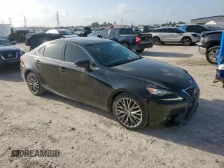 2014 Lexus IS 250 with VIN JTHBF1D21E5033364, listed as a Copart auction lot 61505885 with 96,171 mi miles and Salvage title. Bid and sale history available at DreamBid. Image 4.