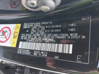 2018 Lexus NX 300 with VIN JTJYARBZ8J2091375, listed as a IAAI auction lot 41995447 with 128,287 mi miles and . Bid and sale history available at DreamBid. Image 9.