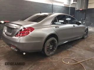 2019 Mercedes-Benz S 560 with VIN WDDUG8GB6KA457322, listed as a IAAI auction lot 41579027 with 34,312 mi miles and . Bid and sale history available at DreamBid. Image 4.