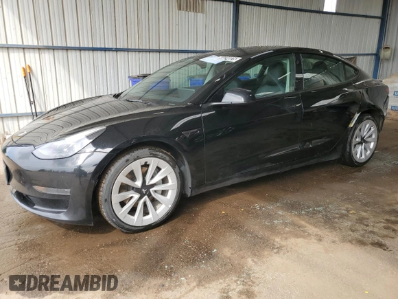 2022 Tesla Model 3 with VIN 5YJ3E1EA0NF369620, listed as a Copart auction lot 54424025 with 94,256 mi miles and Clean Title. Bid and sale history available at DreamBid. Image 1.
