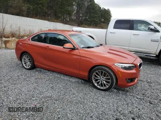 2015 BMW 2 Series 228i with VIN WBA1F5C57FV256605, listed as a Copart auction lot 44192755 with 155,473 mi miles and Clean Title. Bid and sale history available at carsss.com. Image 4.