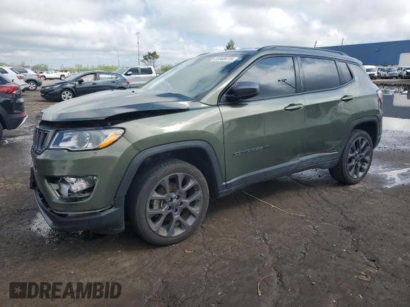 2021 Jeep Compass 80th Anniversary с VIN 3C4NJDEB7MT591859, выставлен на аукционе Copart как лот 55968415 с пробегом 78 015 миль миль и Списание • Salvage title. История ставок и продаж доступна на DreamBid. Изображение 1.