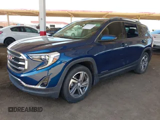 2020 GMC Terrain SLT with VIN 3GKALPEV9LL238806, listed as a IAAI auction lot 42677593 with 49,879 mi miles and . Bid and sale history available at DreamBid. Image 2.
