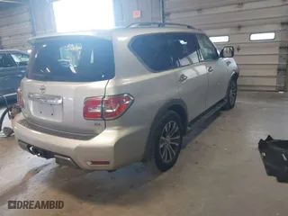 2019 Nissan Armada SL with VIN JN8AY2ND1K9088581, listed as a IAAI auction lot 40909205 with 146,829 mi miles. Bid and sale history available at carsss.com. Image 4.