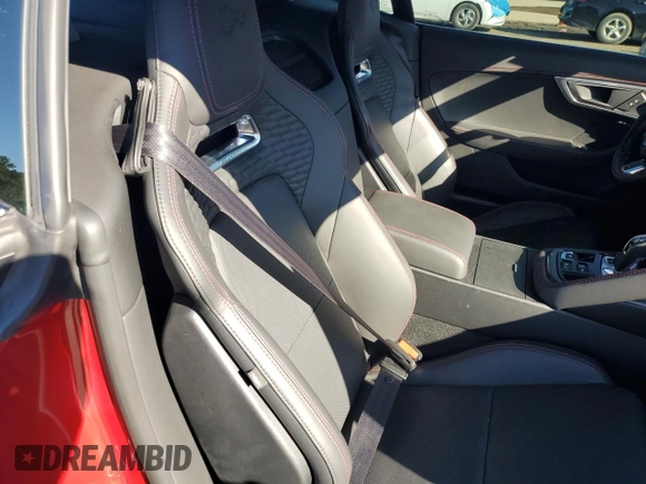 2021 Jaguar F-Type R with VIN SAJD51FE1MCK73529, listed as a Copart auction lot 41490695 with 23,201 mi miles and Salvage Title. Bid and sale history available at DreamBid. Image 11.