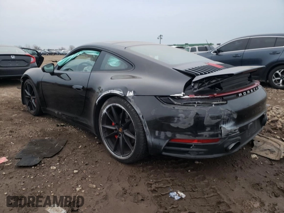 2024 Porsche 911 Carrera S with VIN WP0AB2A91RS221468, listed as a Copart auction lot 82467564 with 3,513 mi miles and Salvage Title. Bid and sale history available at carsss.com. Image 2.