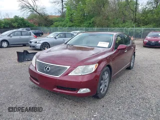2007 Lexus LS 460 with VIN JTHBL46F775003346, listed as a IAAI auction lot 42170792 with 98,626 mi miles. Bid and sale history available at carsss.com. Image 2.
