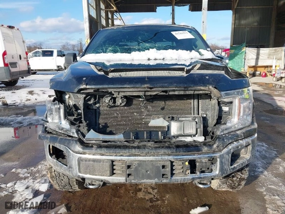 2018 Ford F-150 XL with VIN 1FTEW1E5XJFC12563, listed as a IAAI auction lot 41541523 with 132,642 mi miles. Bid and sale history available at carsss.com. Image 6.
