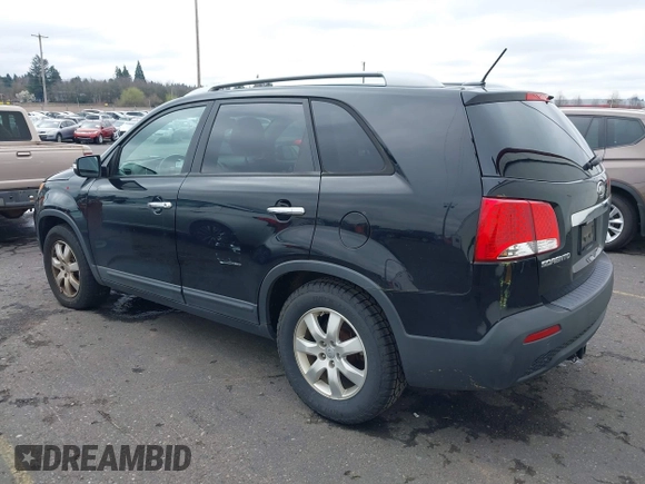 2012 Kia Sorento LX with VIN 5XYKT3A62CG281690, listed as a IAAI auction lot 41766386 with 108,464 mi miles. Bid and sale history available at carsss.com. Image 6.