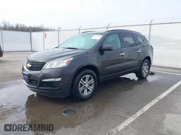 2017 Chevrolet Traverse LS with VIN 1GNKRFKD6HJ192586, listed as a IAAI auction lot 41694303 with 133,328 mi miles. Bid and sale history available at carsss.com. Image 17.