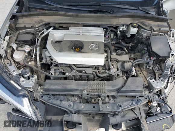 2022 Lexus UX 200 with VIN JTHX3JBH7N2054100, listed as a Copart auction lot 56495695 with 70,979 mi miles and Salvage title. Bid and sale history available at DreamBid. Image 12.