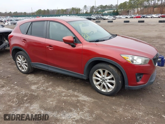 2013 Mazda CX-5 Grand Touring with VIN JM3KE4DE8D0164374, listed as a IAAI auction lot 41820866 with 145,815 mi miles. Bid and sale history available at carsss.com. Image 1.