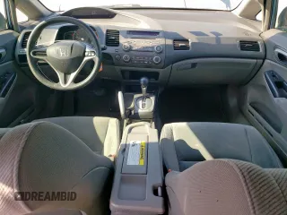 2011 Honda Civic LX with VIN 19XFA1F55BE039256, listed as a Copart auction lot 52172775 with 138,188 mi miles and Salvage Title. Bid and sale history available at DreamBid. Image 8.