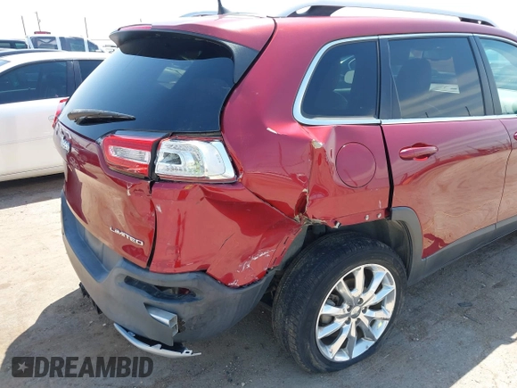 2016 Jeep Cherokee Limited with VIN 1C4PJLDB7GW146458, listed as a IAAI auction lot 42000075 with 91,291 mi miles and . Bid and sale history available at DreamBid. Image 6.
