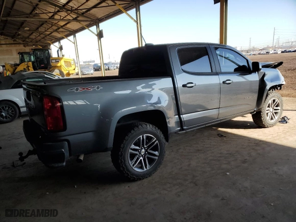 2021 Chevrolet Colorado 4WD Work Truck with VIN 1GCGTBEN6M1218174, listed as a Copart auction lot 83423724 with 86,066 mi miles and Salvage Title. Bid and sale history available at carsss.com. Image 3.