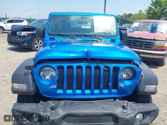 2022 Jeep Wrangler Sport S с VIN 1C4HJXAG4NW227250, выставлен на аукционе IAAI как лот 42557443 с пробегом 72 426 миль миль и . История ставок и продаж доступна на DreamBid. Изображение 6.