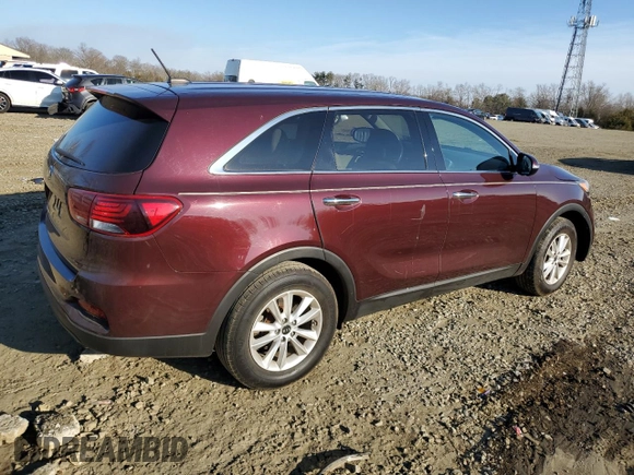 2019 Kia Sorento L with VIN 5XYPG4A3XKG448754, listed as a Copart auction lot 47989245 with 125,461 mi miles and Salvage Title. Bid and sale history available at DreamBid. Image 3.
