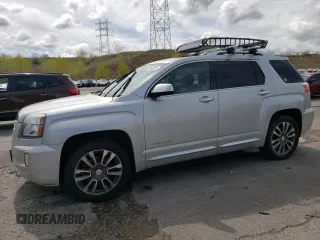 2017 GMC Terrain Denali z VIN 2GKFLVE36H6126338, wystawiony jako Copart lot #53464085 z przebiegiem 90 073 mil mil oraz Szkoda całkowita • Salvage title. Historia ofert i sprzedaży dostępna na DreamBid. Obrazek 1.
