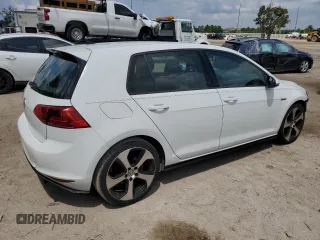 2017 Volkswagen Golf GTI S with VIN 3VW4T7AU9HM055166, listed as a Copart auction lot 67592414 with 114,286 mi miles and Salvage Title. Bid and sale history available at carsss.com. Image 3.
