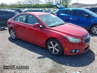 2012 Chevrolet Cruze LT w/2LT with VIN 1G1PG5SC9C7180856, listed as a IAAI auction lot 41987846 with 194,081 mi miles. Bid and sale history available at carsss.com. Image 1.