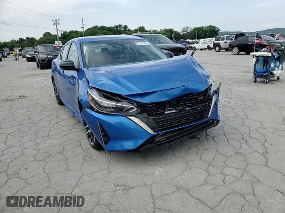 2025 Nissan Sentra SR с VIN 3N1AB8DV0SY269128, выставлен на аукционе Copart как лот 57147435 с пробегом 393 миль миль и Списание • Salvage title. История ставок и продаж доступна на DreamBid. Изображение 13.