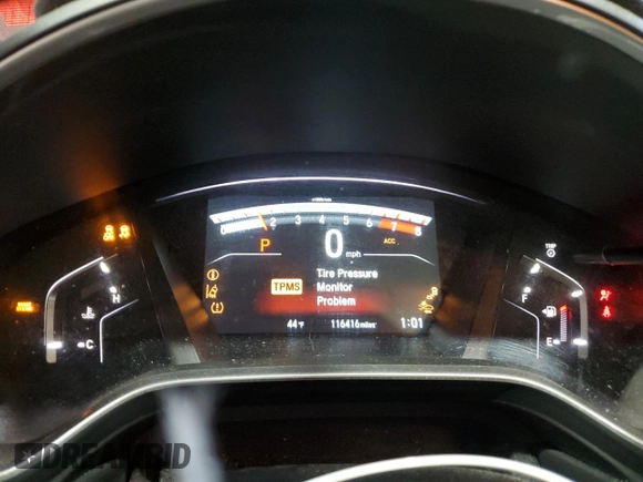 2018 Honda CR-V EX-L with VIN 7FARW2H89JE003899, listed as a Copart auction lot 47533495 with 116,416 mi miles and Salvage Title. Bid and sale history available at carsss.com. Image 9.