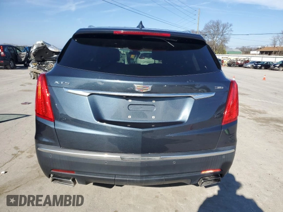 2019 Cadillac XT5 Luxury FWD with VIN 1GYKNCRS2KZ243074, listed as a Copart auction lot 44820955 with 49,299 mi miles and Salvage Title. Bid and sale history available at DreamBid. Image 6.
