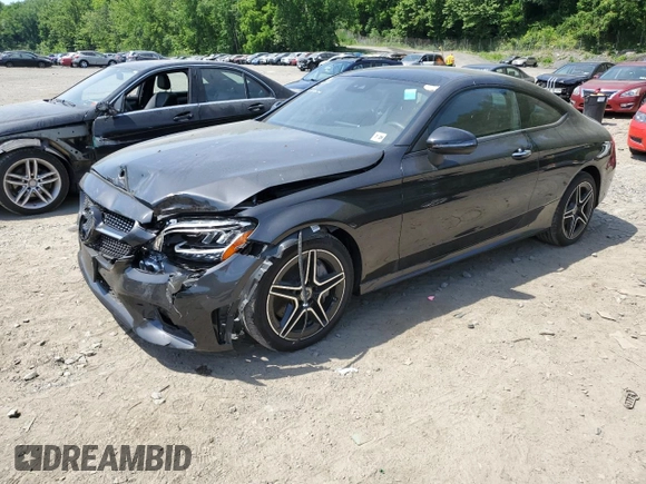 2023 Mercedes-Benz C 300 with VIN W1KWJ8EB9PG131614, listed as a Copart auction lot 58864384 with 3,069 mi miles and Salvage Title. Bid and sale history available at DreamBid. Image 1.