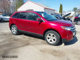2013 Ford Edge SEL with VIN 2FMDK4JC1DBB91326, listed as a IAAI auction lot 42090946 with 209,400 mi miles. Bid and sale history available at carsss.com. Image 1.