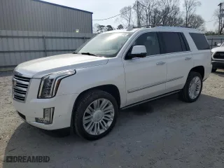 2018 Cadillac Escalade Platinum with VIN 1GYS4DKJ5JR308637, listed as a Copart auction lot 48912645 with 34,637 mi miles and Salvage Title. Bid and sale history available at carsss.com. Image 1.