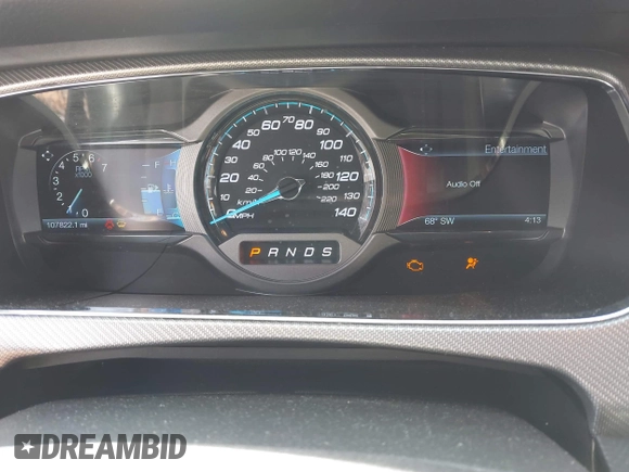 2014 Ford Taurus SHO with VIN 1FAHP2KT8EG131067, listed as a IAAI auction lot 42102086 with 107,822 mi miles. Bid and sale history available at carsss.com. Image 7.