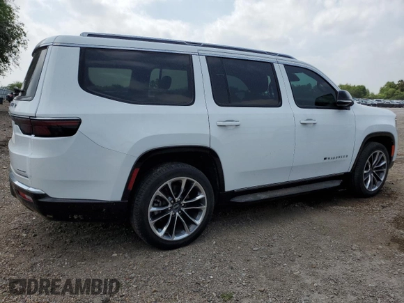 2023 Jeep Wagoneer Series II Carbide with VIN 1C4SJVBPXPS553377, listed as a Copart auction lot 55579265 with 16,510 mi miles and Salvage title. Bid and sale history available at DreamBid. Image 3.