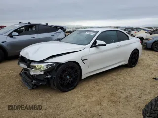 2018 BMW M4 z VIN WBS4Z9C58JEA24372, wystawiony jako Copart lot #53400265 z przebiegiem 75 698 mil mil oraz Szkoda całkowita • Salvage title. Historia ofert i sprzedaży dostępna na DreamBid. Obrazek 1.