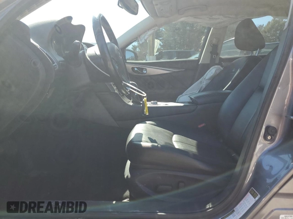 2014 Infiniti Q50 Sport with VIN JN1BV7AR3EM693035, listed as a Copart auction lot 52572715 with 142,361 mi miles and Clean Title. Bid and sale history available at DreamBid. Image 7.