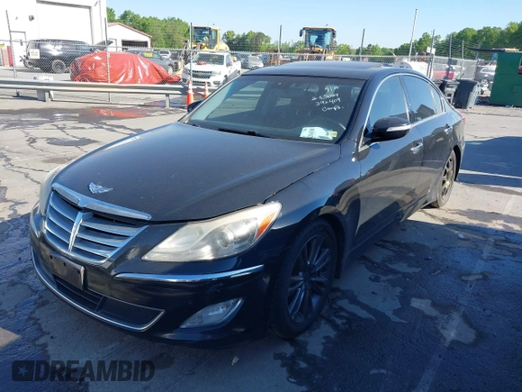 2013 Hyundai Genesis 3.8L with VIN KMHGC4DD1DU247824, listed as a IAAI auction lot 42046380 with 238,524 mi miles and . Bid and sale history available at DreamBid. Image 16.