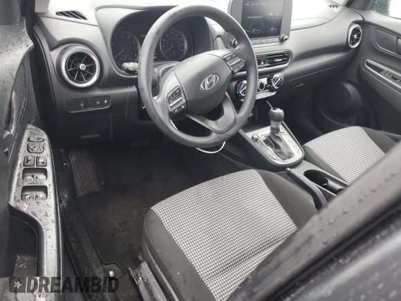 2022 Hyundai Kona Preferred with VIN KM8K22AB6NU763750, listed as a Copart auction lot 41881265 with 44,761 mi miles and Salvage Title. Bid and sale history available at carsss.com. Image 8.
