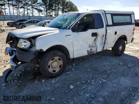 2008 Ford F-150 XL with VIN 1FTRF12208KD96201, listed as a Copart auction lot 59607205 with 196,595 mi miles and Non repairable. Bid and sale history available at DreamBid. Image 1.