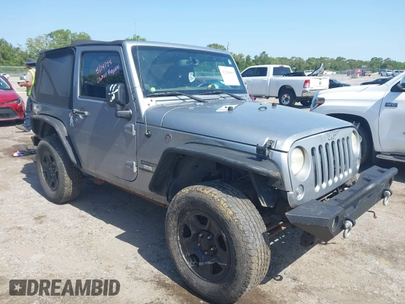 2014 Jeep Wrangler Sport with VIN 1C4AJWAG0EL126459, listed as a IAAI auction lot 42286803 with 179,025 mi miles and . Bid and sale history available at DreamBid. Image 1.