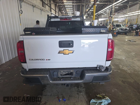 2018 Chevrolet Colorado 4WD Work Truck with VIN 1GCHTBEN7J1252687, listed as a IAAI auction lot 42802221 with 102,143 mi miles and . Bid and sale history available at DreamBid. Image 3.