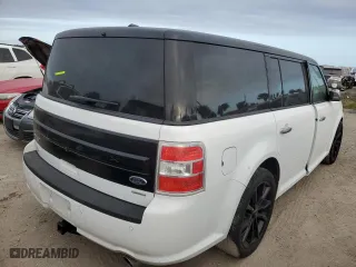 2017 Ford Flex Limited EcoBoost with VIN 2FMHK6DT6HBA12406, listed as a Copart auction lot 75587524 with 0 mi miles and Salvage Title. Bid and sale history available at carsss.com. Image 3.