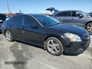 2008 Nissan Maxima 3.5 SE with VIN 1N4BA41E18C819378, listed as a Copart auction lot 50099855 with 79,751 mi miles and Salvage Title. Bid and sale history available at carsss.com. Image 4.