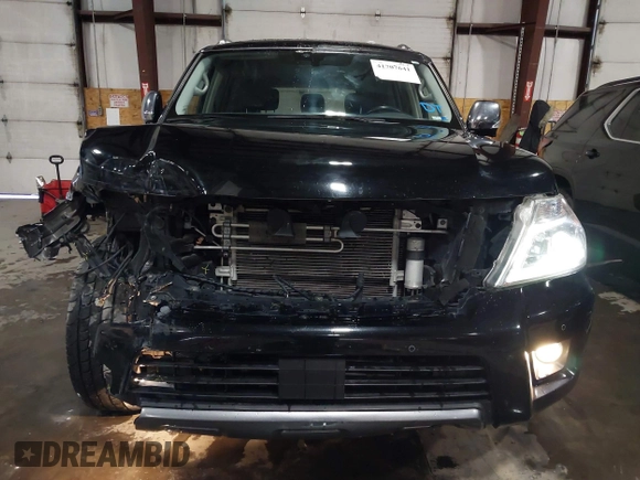 2020 Nissan Armada SL with VIN JN8AY2NC1L9615589, listed as a IAAI auction lot 41707641 with 95,887 mi miles. Bid and sale history available at carsss.com. Image 13.