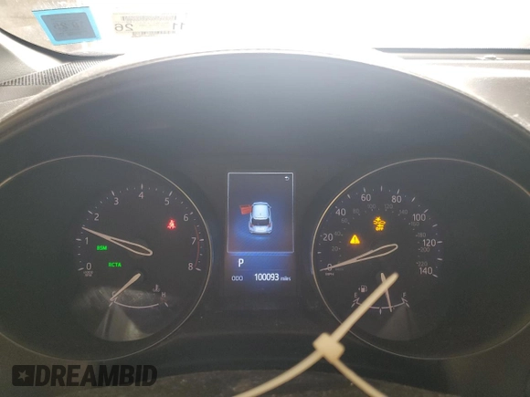 2018 Toyota C-HR XLE with VIN NMTKHMBX7JR032119, listed as a Copart auction lot 61007975 with 100,093 mi miles and Salvage title. Bid and sale history available at DreamBid. Image 9.