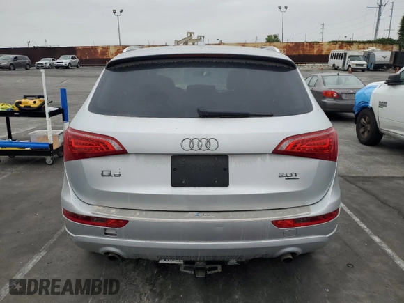 2011 Audi Q5 Premium with VIN WA1CFAFPXBA047825, listed as a Copart auction lot 59582395 with 91,581 mi miles and Salvage title. Bid and sale history available at DreamBid. Image 6.