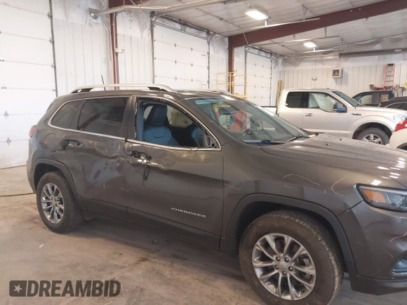 2021 Jeep Cherokee Latitude Lux z VIN 1C4PJMMX5MD194128, wystawiony jako IAAI lot #42257671 z przebiegiem 25 969 mil mil oraz . Historia ofert i sprzedaży dostępna na DreamBid. Obrazek 6.