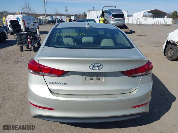 2017 Hyundai Elantra Limited with VIN 5NPD84LF9HH177016, listed as a IAAI auction lot 41677171 with 134,309 mi miles. Bid and sale history available at carsss.com. Image 16.