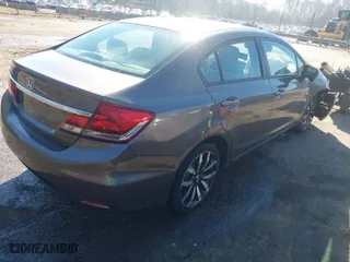 2014 Honda Civic Sedan EX-L with VIN 2HGFB2F9XEH545620, listed as a IAAI auction lot 41654871 with 126,535 mi miles. Bid and sale history available at carsss.com. Image 4.